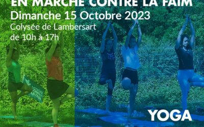 Yoga en plein air (Plaine du Colisée, Lambersart) – Le 15 octobre 2023 à 11h